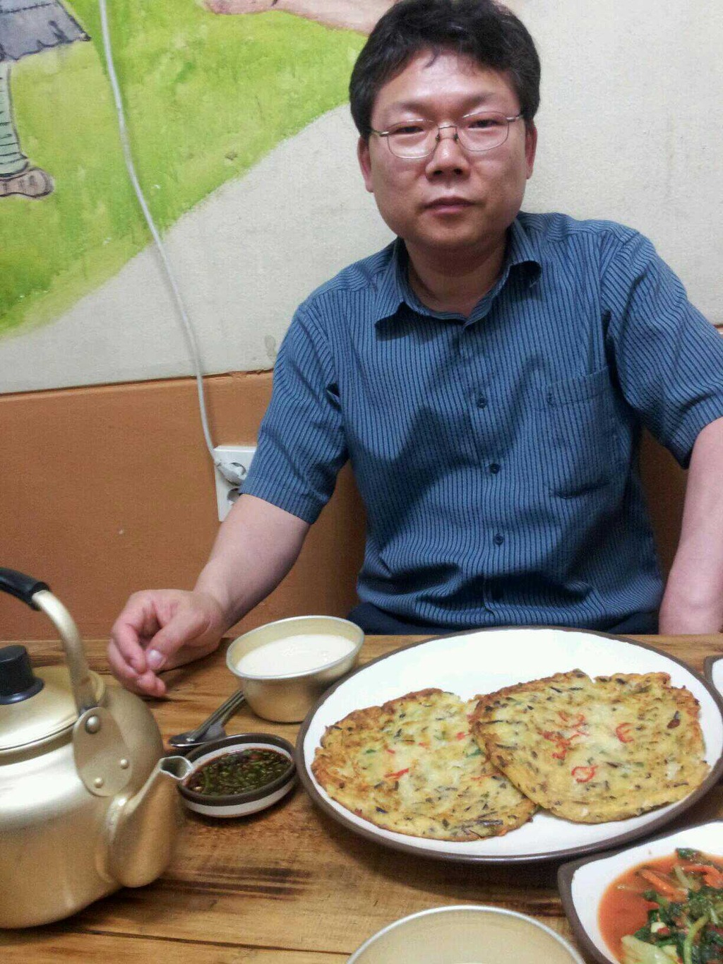 막걸리한잔에빈대떡 이미지