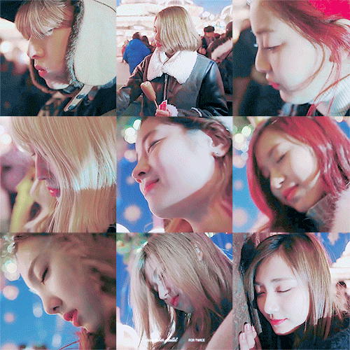 [트와이스] 트둥이들 9명 다있는 9분할 짤들.gif | 인스티즈