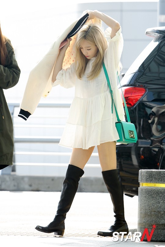 오늘자 태연 공항패션 .jpg | 인스티즈
