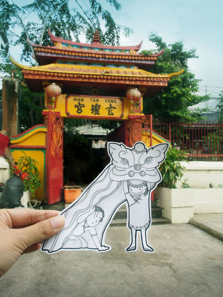 여행을 즐기는 그림 낙서 | 인스티즈