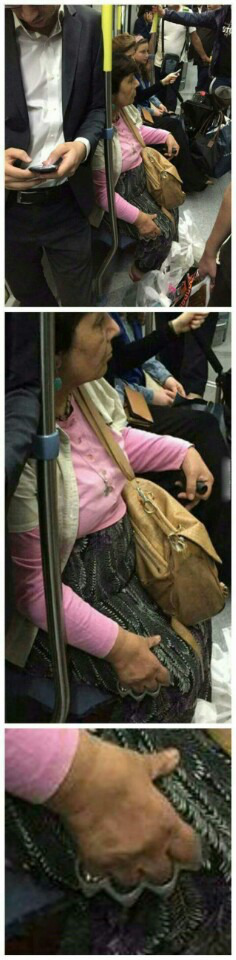 할머니..그거 끼고 어디가세요...? | 인스티즈
