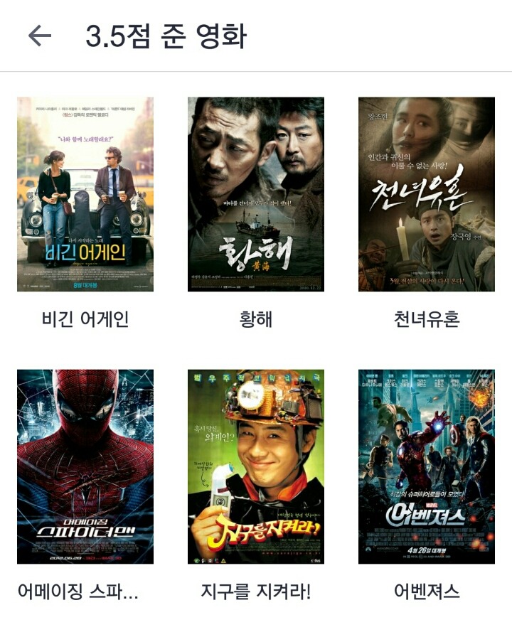 개인적인 영화 평점... | 인스티즈