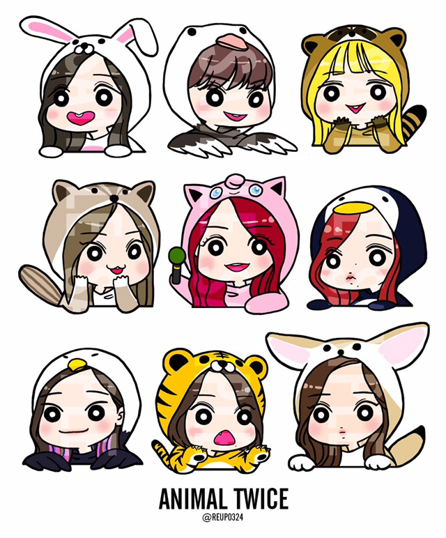 트와이스 미나리 팬아트 by twitter 무릎 | 인스티즈