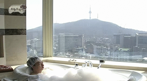 무한도전 명수옹 거품목욕.gif | 인스티즈