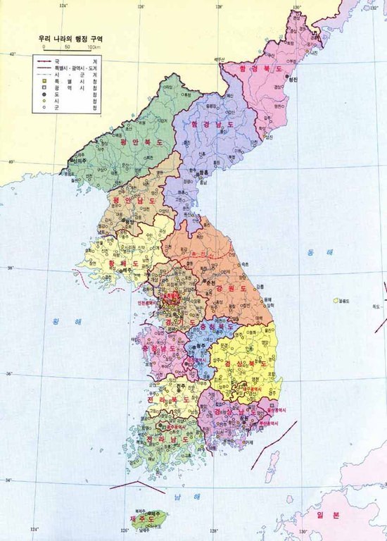 한반도에서 바다를 볼수 없는 유일한 도 | 인스티즈