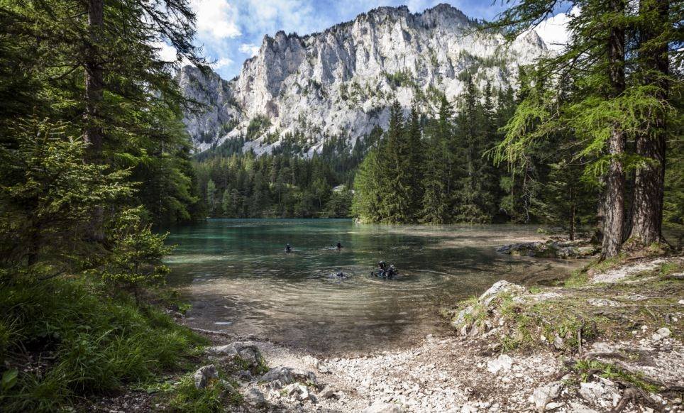 오스트리아에만있는 거대한 수중공원 Gruner See | 인스티즈