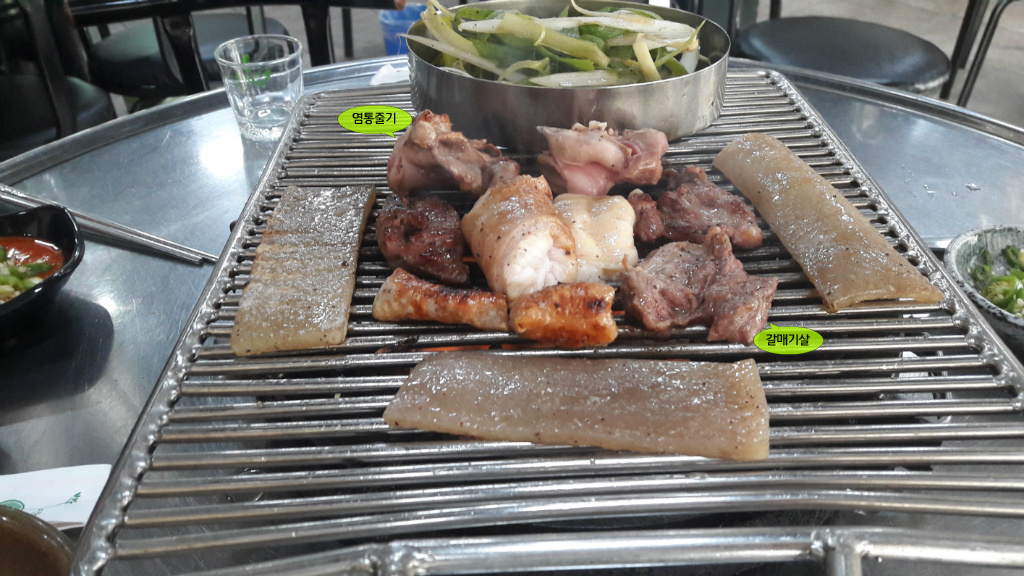 돼지부속구이 이미지