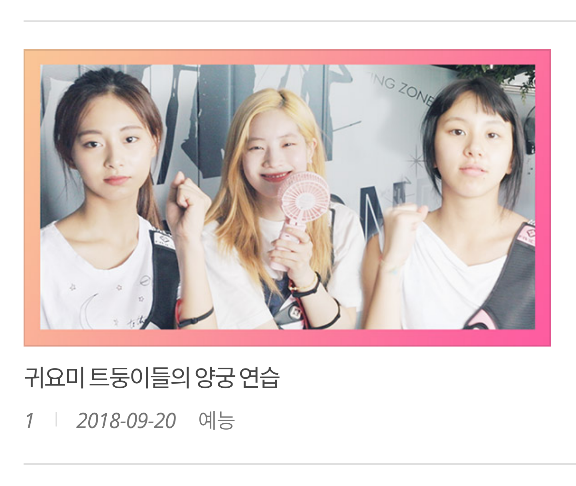 귀요미 트둥이들의 양궁 연습 | 인스티즈