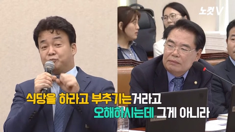  백종원 더본코리아 대표이사의 국정감사 | 인스티즈