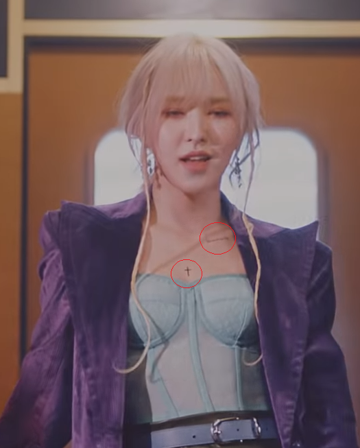 [레드벨벳] 사이코 뮤직비디오 속에 보이는 웬디의 문신들 | 인스티즈