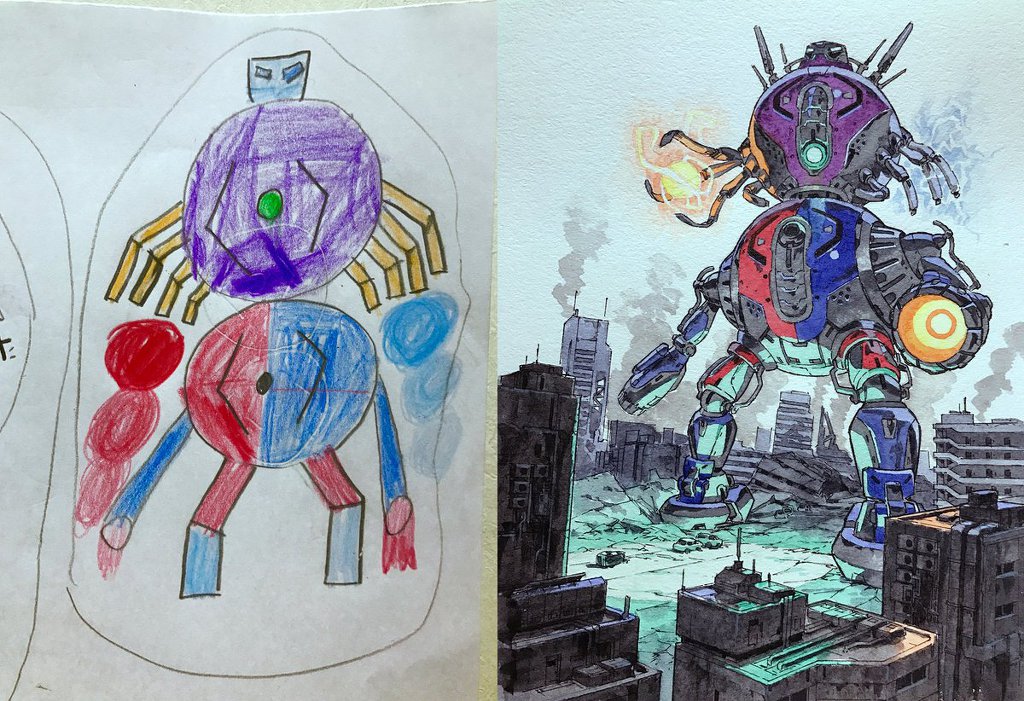 아들 그림 리메이크 하는 아버지 신작 및 모음집 | 인스티즈