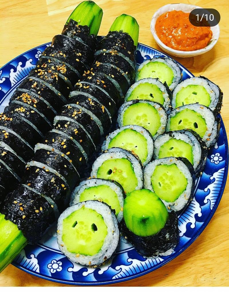오이 김밥 (feat.쌈장) | 인스티즈