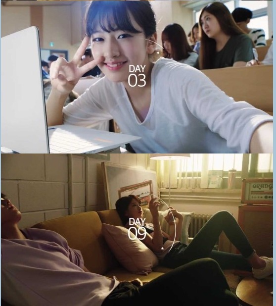 아이즈원 안유진양이 중2때 찍었던 광고 사진 및 움짤﻿ | 인스티즈