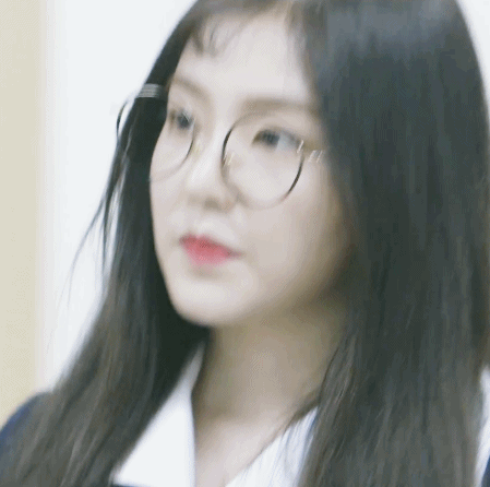 귀여운 안경 쓴 아이린.gif | 인스티즈