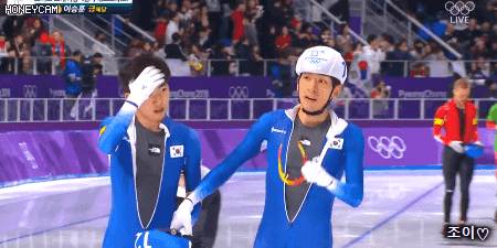 아이고 정재원 챙겨주는 이승훈 ㅋㅋㅋ.gif | 인스티즈