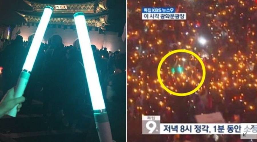 압도적 밝기를 자랑하는 아이돌 응원봉 | 인스티즈