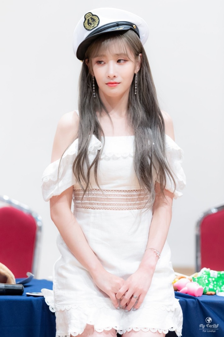해군모를 쓴 러블리즈 귀요미 둘째 유지애.jpg | 인스티즈