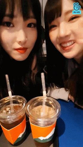 여자친구 예린 유주 v앱.gif | 인스티즈