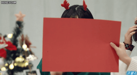 프로미스나인 크리스마스 V앱.gif | 인스티즈